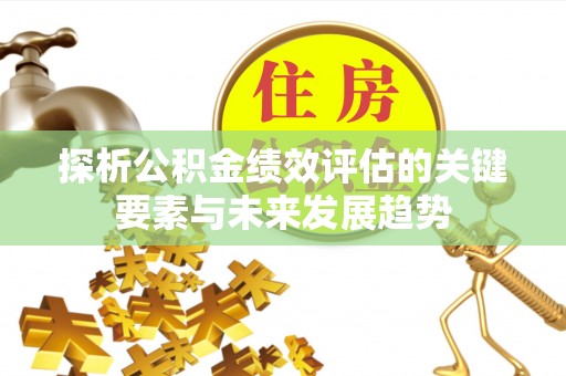 吐鲁番探析公积金绩效评估的关键要素与未来发展趋势