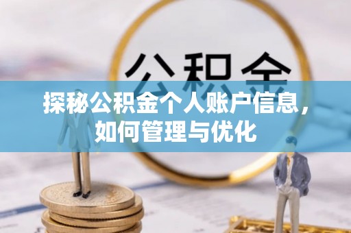 吐鲁番探秘公积金个人账户信息，如何管理与优化