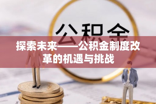 吐鲁番探索未来——公积金制度改革的机遇与挑战