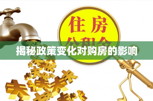 吐鲁番揭秘政策变化对购房的影响