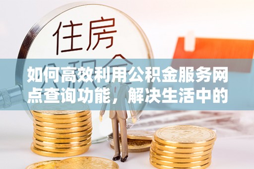 吐鲁番如何高效利用公积金服务网点查询功能，解决生活中的资金难题