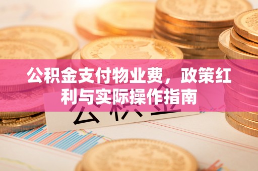 吐鲁番公积金支付物业费，政策红利与实际操作指南