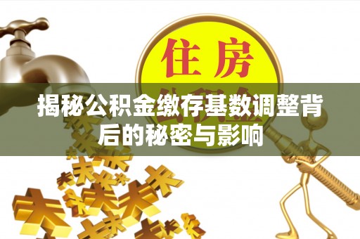 吐鲁番揭秘公积金缴存基数调整背后的秘密与影响
