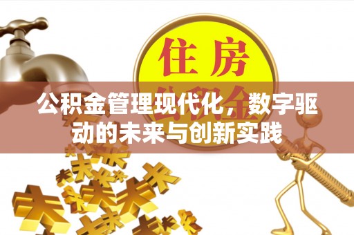 吐鲁番公积金管理现代化，数字驱动的未来与创新实践