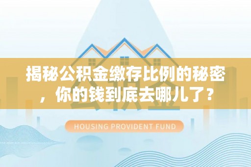 吐鲁番揭秘公积金缴存比例的秘密，你的钱到底去哪儿了？